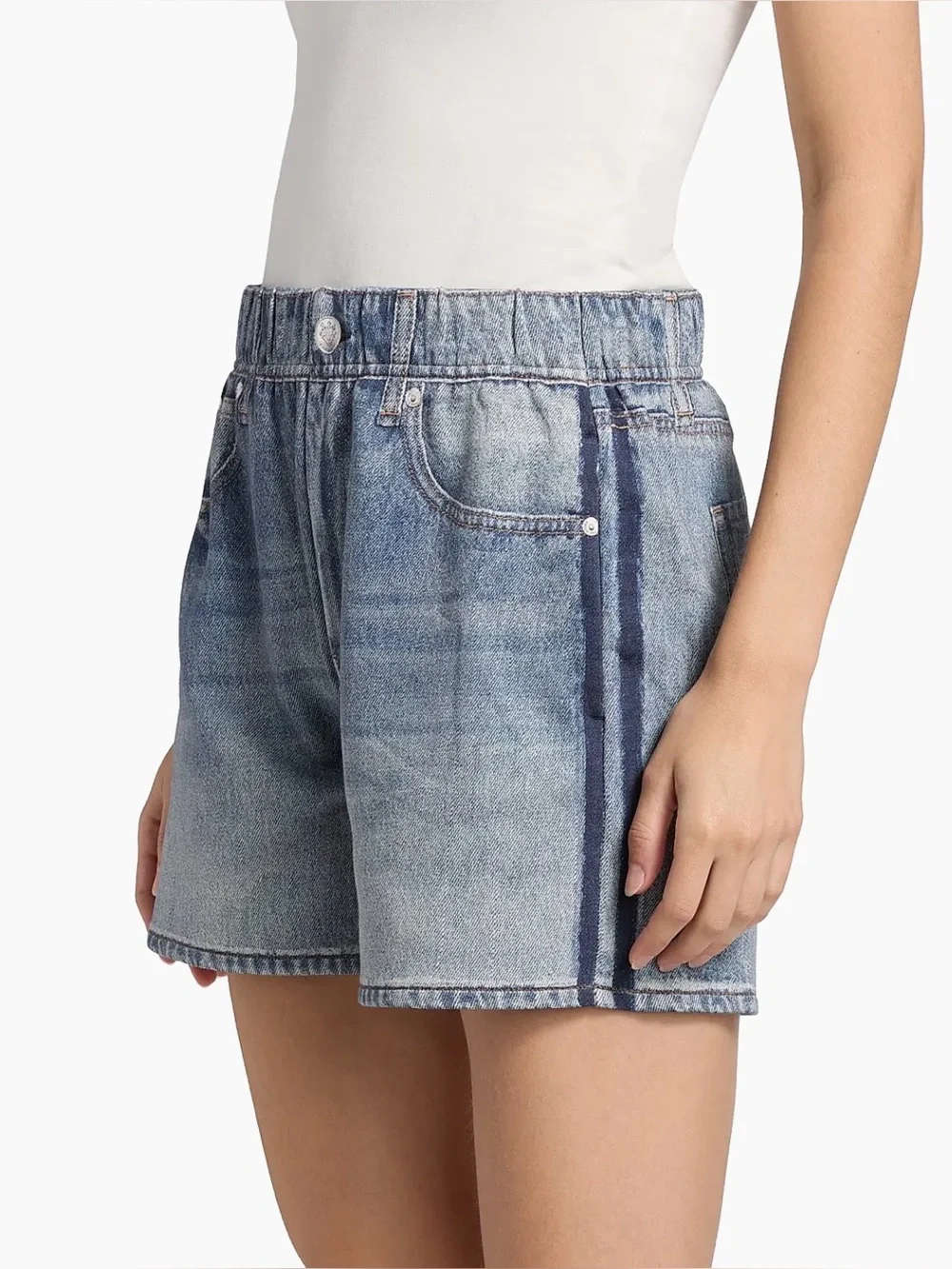NWT rag & bone Miramar Cotton Terry Track Shorts XS Coney
